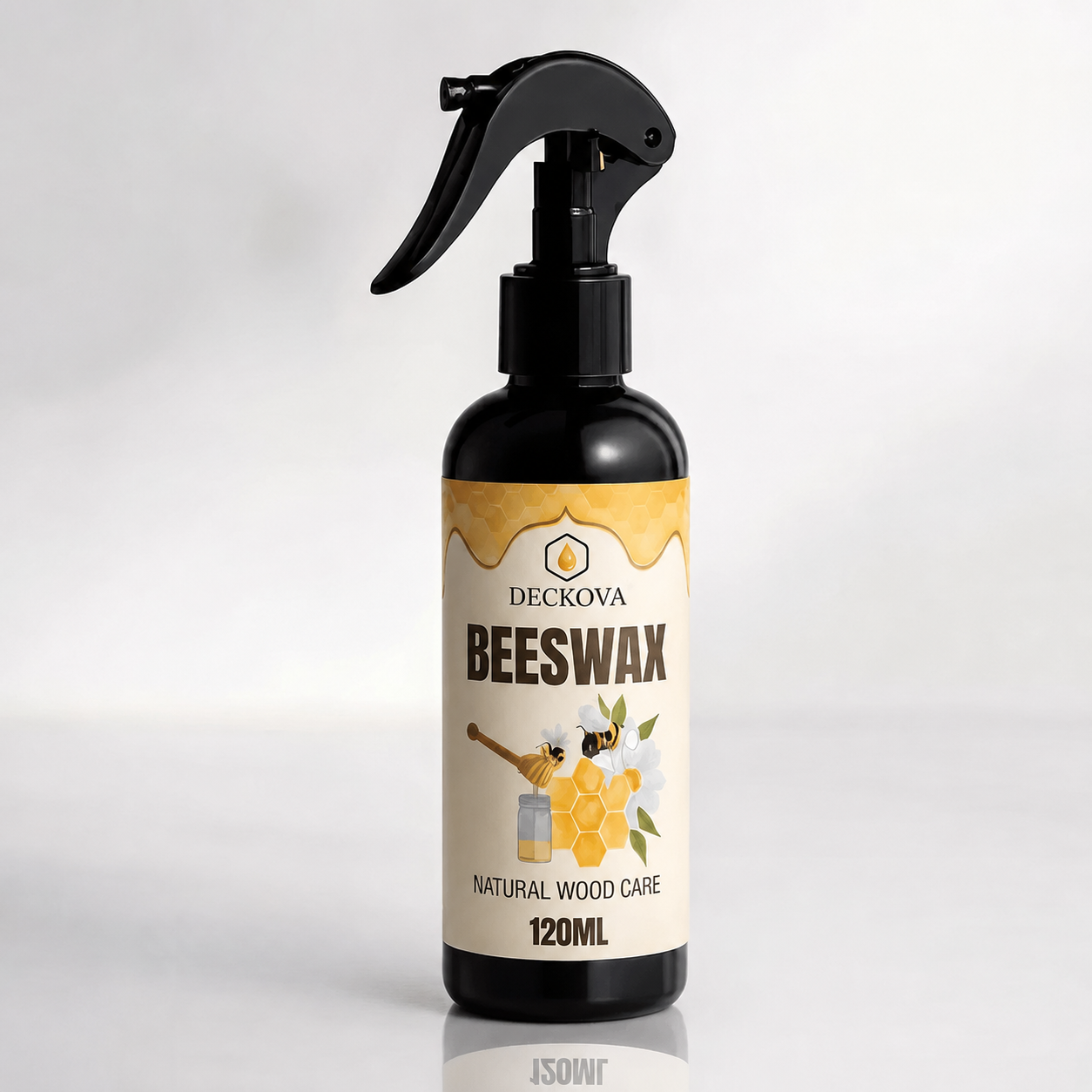 DECKOVA – Naturlig Bivaxspray för Trä och Möbler
