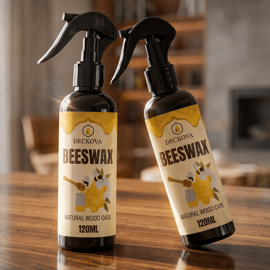 DECKOVA – Naturlig Bivaxspray för Trä och Möbler