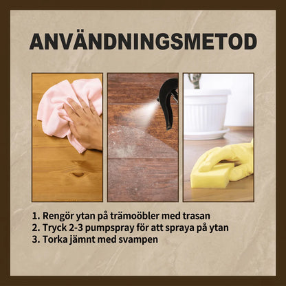DECKOVA – Naturlig Bivaxspray för Trä och Möbler